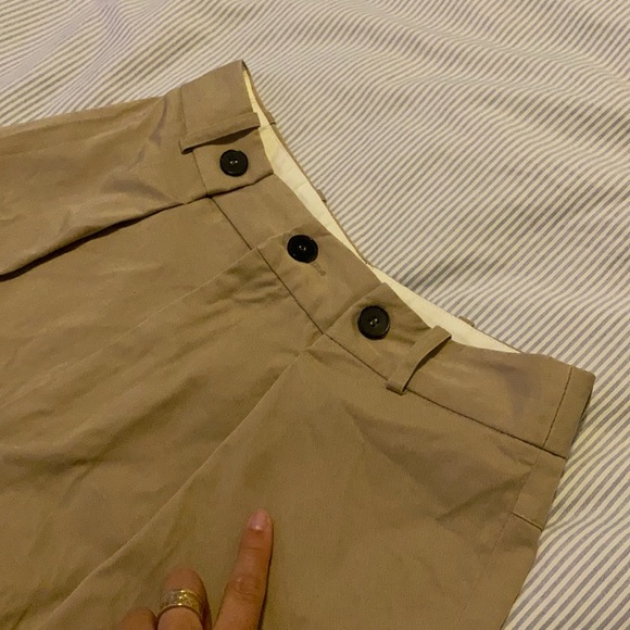 Zara tan trousers/pants - Picture 2 of 2